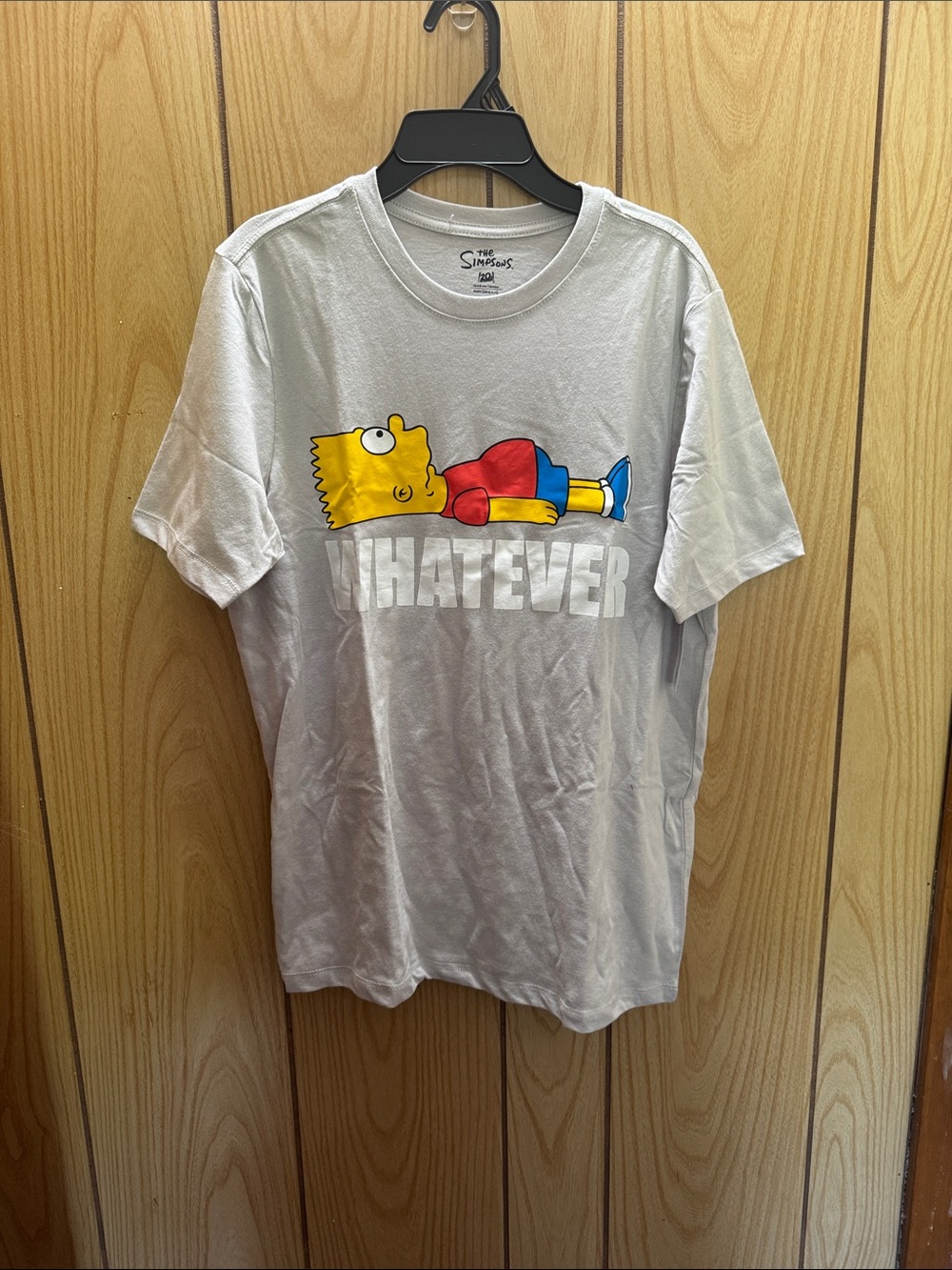 The Simpsons Bart 'Whatever' Graphic Tee - Light Gray